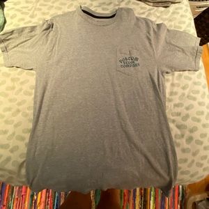 grey volcom tee